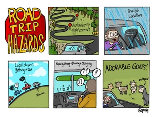 Road trip hazards