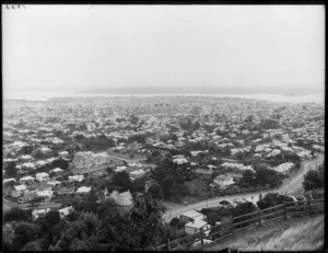 Part 3 of a 3 part panorama of Mount Eden, Auckland