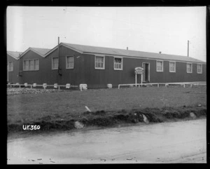 Church of England Institute building at a New Zealand camp in England, World War I