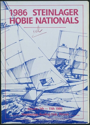 Programme cover - 1986 Steinlager Hobie Nationals