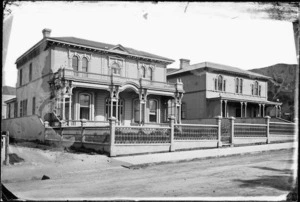 Houses in Hobson Street, Thorndon, Wellington