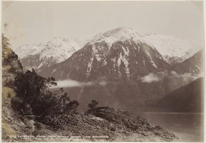 Cathedral Peaks from Pomona Island, Lake Manapouri