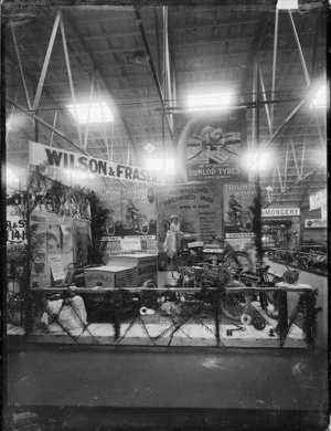 Motorcycle display, possibly Invercargill