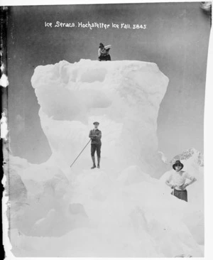 Serac on Hochstetter Glacier, Mackenzie district, Canterbury