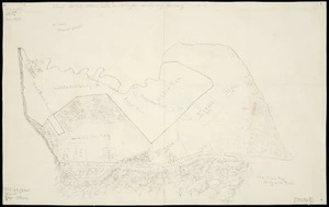 Buchanan, John Duncan Henry, 1902-1961 :[Rough sketch of sections south of Wellington - Hawkes Bay boundary] [ms map] / [traced GDHB], [186-?]