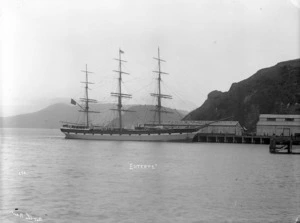 Sailing ship Euterpe, Port Chalmers, Dunedin