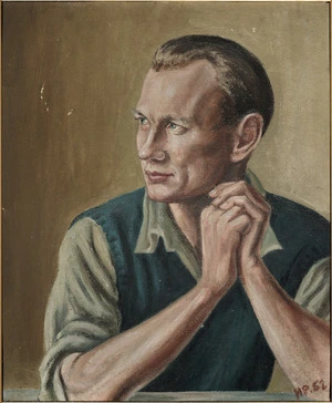 Perry, Heather, 1905-1962 :[Portrait of Bill Pearson] 1952