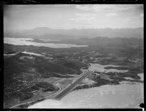 Aerial view of Magenta Airport, New Caledonia