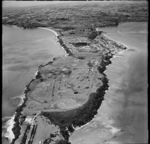 Aerial view of Musick Point, Howick, Auckland