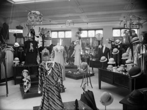 Womens clothing in Manoy's shop, Stratford