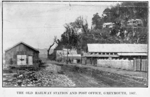 Old railway station and post office, Greymouth