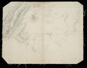 [Creator unknown] :Sketch map, Murihiku, 1851. [Otago and Southland. No signature] [ms map]