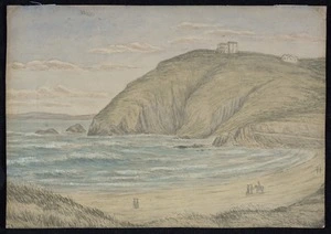 Eastwood, James, 1846-1937 :Ocean Beach, Dunedin. 1878