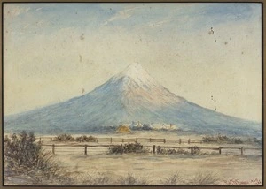 Pownall, Robert, 1839-1889 :[Mount Taranaki]. Rob. W. Pownall MSA 1886