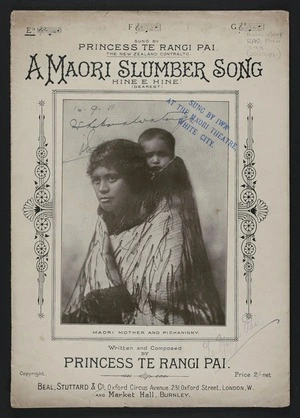 A Māori slumber song : hine, e hine! = Dearest / written and composed by Princess Te Rangi Pai.