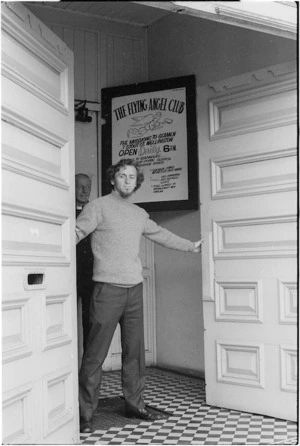 Final closure of the doors to the Missions to Seamen building, 7 Stout Street, Wellington