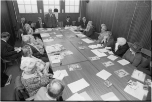 Possibly a Beneficiaries Association meeting at Westbrooke House, Wellington