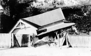 House damaged by the 1931 Hawke's Bay earthquake