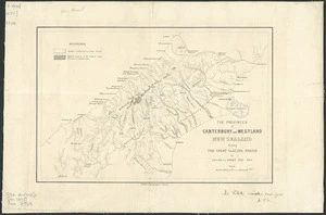 The provinces of Canterbury and Westland, New Zealand during the great glacier period / by Julius von Haast.