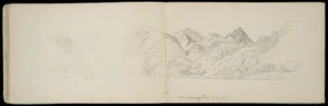 Gully, John, 1819-1888 :Opposite Leaning Peak, L Manipori. [1887]