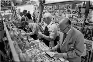 Queue of people buying lottery tickets - Photograph taken by Jack Short