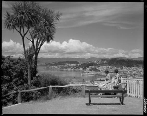 Overlooking Wellington Harbour, from Kelburn - Photograph taken by T A'Hern