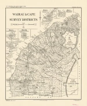 Wairau & Cape Survey Districts [electronic resource].