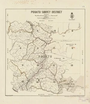Pouatu Survey District [electronic resource] / W. Gordon, del. Jan. 1904.