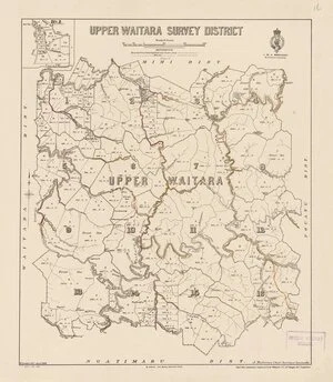 Upper Waitara Survey District [electronic resource] / W. Gordon, del., Jan. 1904.