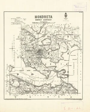 Mokoreta Survey District [electronic resource] / drawn by W. Deverell, February 1902.