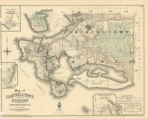 Map of Campbelltown Hundred, Southland, N.Z. [electronic resource] / J.C. Potter delt., Septr. 1914.