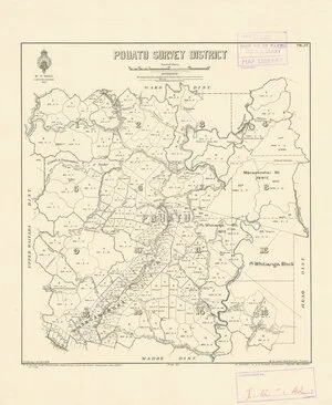 Pouatu Survey District [electronic resource] / T.V. Mackay, del. Nov. 1919.
