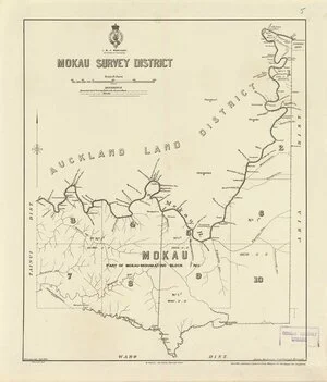 Mokau Survey District [electronic resource] / W. Gordon, del. Feb. 1904.
