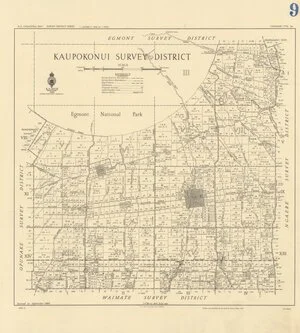 Kaupokonui Survey District [electronic resource] / J.F. Berry, delt. July 1940.