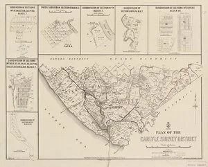 Plan of the Carlyle Survey District [electronic resource] / J.M. Kemp, delt.