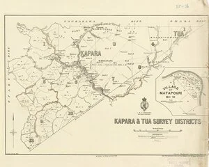 Kapara & Tua Survey Districts [electronic resource] / W. Gordon, del. Dec. 1903 ; James Mackenzie, Chief Surveyor, Taranaki.