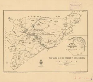 Kapara & Tua Survey Districts [electronic resource] / W. Gordon, del. Dec. 1903 ; additions &c by W. Conway, Sept. 1924; John Cook, Chief Surveyor, Taranaki.