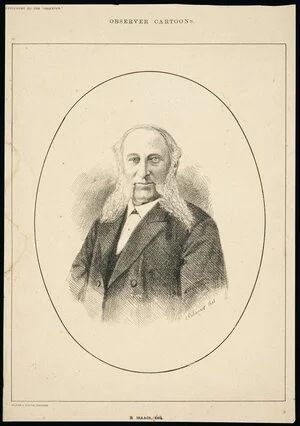 Palmer, Charles, 1841?-1928 :E Isaacs Esq. Observer cartoons. Supplement to the "Observer". Wilson & Horton, Auckland [1882]