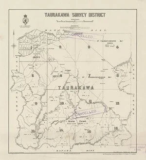 Taurakawa Survey District [electronic resource] / W. Gordon, del., New Plymouth Feb. 1904.