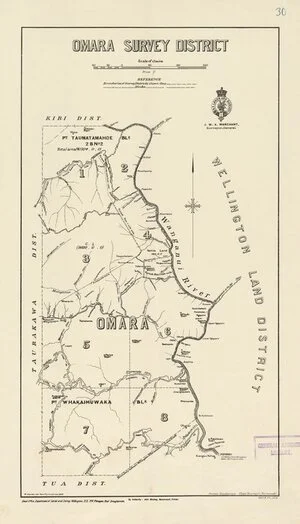 Omara Survey District [electronic resource] / W. Gordon, del. New Plymouth, Feb. 1904.