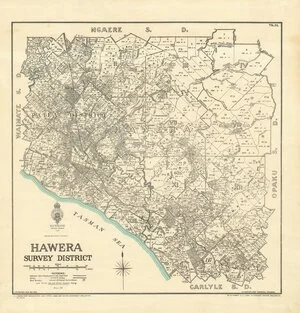Hawera Survey District [electronic resource] / H.W. Rickard, delt. Dec. 1932.