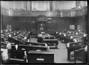 Debating chamber, Parliament buildings, Wellington
