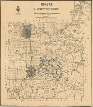 Ngaere Survey District [electronic resource] / W. Gordon del Dec 1903 additions &c July 1924; J. Cook, Chief Surveyor, Taranaki..