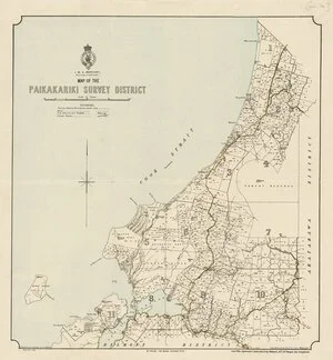 Map of the Paikakariki Survey District [electronic resource] / drawn and compiled by F.J. Halse.