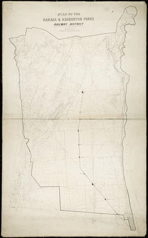 Plan of the Rakaia and Ashburton Forks District