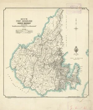 Map of the Port Nicholson Survey District [electronic resource] / H. Armstrong, delt.