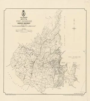 Map of the Port Nicholson Survey District [electronic resource] / H. Armstrong, delt.