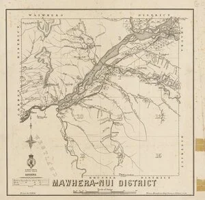 Mawhera-nui District [electronic resource] / drawn by J.G. Kelly.