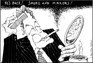 Walker, Malcolm, 1950- :He's back! Smoke and mirrors! 21 June 2011