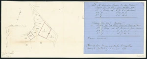 [Creator unknown] :[... Suburban section no. 34, ... section no. 407, Napier, leased for 21 years from 1st Octr. 1862] [ms map].